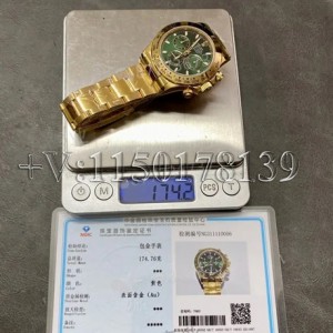 QF厂劳力士绿金迪重量多少克？对比其他厂好在？