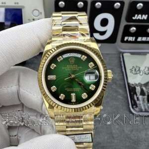 配重+2836机芯！QF厂劳力士DD烟熏绿把小厂按在地上摩擦