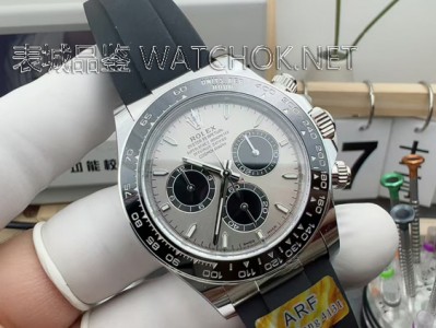 159.7克超级配重！ARF白金水泥灰胶迪4131机芯详细评测