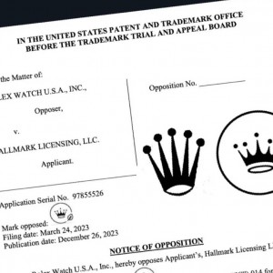 劳力士状告贺曼公司商标侵权，山寨其皇冠品牌标志