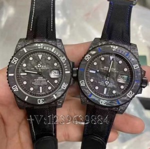 VS劳力士水鬼Diw碳纤维详细测评、手表避坑指南