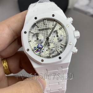 APS厂爱彼26240白陶瓷无卡度4401机芯升级，告别一眼假快慢装