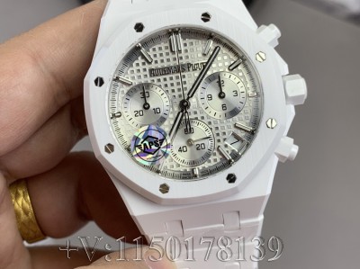 APS厂爱彼26240白陶瓷无卡度4401机芯升级，告别一眼假快慢装