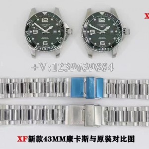 XF厂浪琴康卡斯真假对比测评（解密和正品差距在哪）