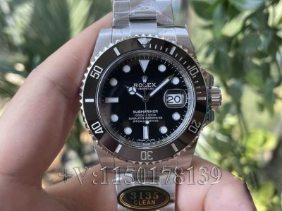 C厂劳力士黑水鬼3135实测告诉您，辨别点在哪？