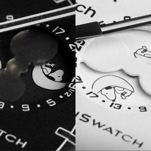 斯沃琪与欧米茄联手推出的Bioceramic MoonSwatch系列腕表