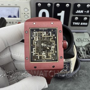 复刻理查德米尔RM16-02，真钛材质+全动齿轮机芯上手体验