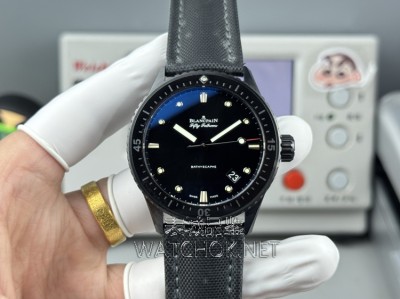 黑得漂亮！GF厂宝珀五十噚陶瓷复刻表开箱评测