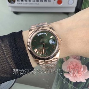 VS厂劳力士DD玫瑰金绿盘V2配重版：182克压手感到底有多真？