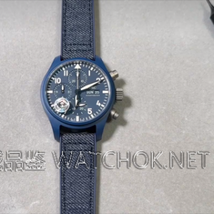 APS厂万国飞计蓝陶瓷TOPGUN计时款评测：一体机芯加持