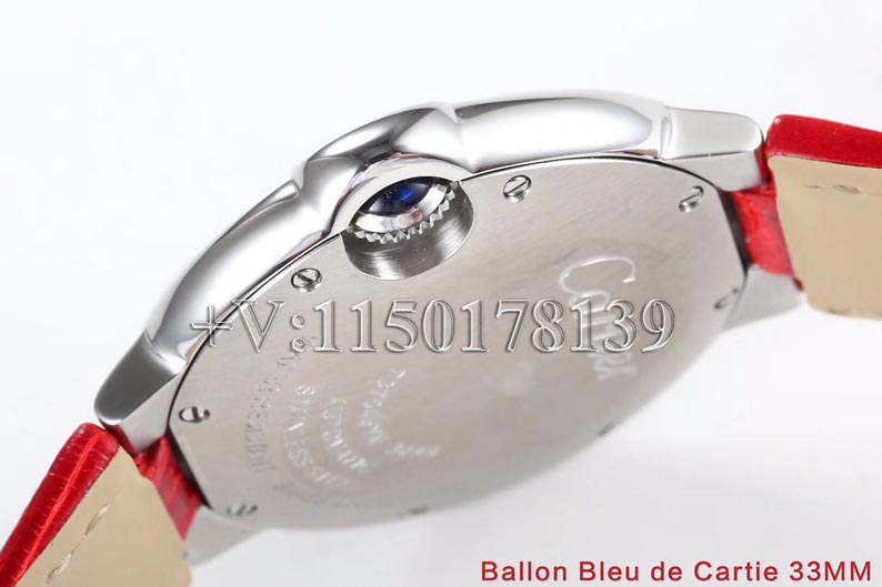 AF厂卡地亚蓝气球中国红女表WSBB0022-第7张图片