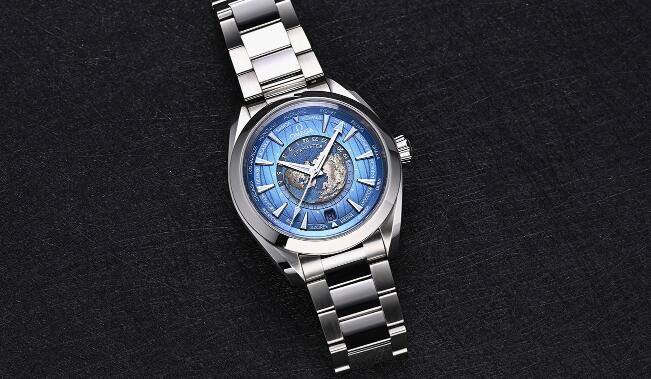 欧米茄海马Summer Blue款世界时腕表，完美演绎世界时的魅力-第9张图片