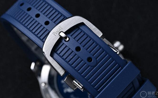  Piaget伯爵全新浅岩蓝色PoloChronograph计时码表，价格多少？-第5张图片