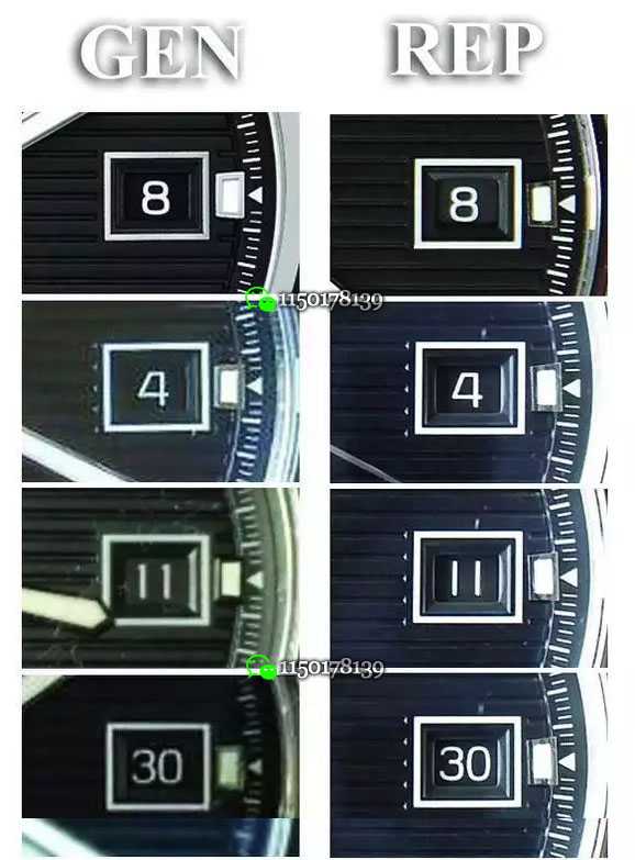 测评｜ V6厂豪雅WAK2110竞潜500 正品对比-第9张图片
