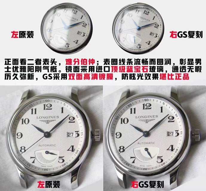 测评：GS厂浪琴名匠大嘴L2.666.4.78.6，做工靠谱不？-第3张图片