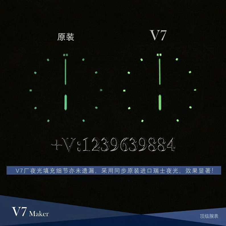 V7厂百年灵航空计时1系列对比原厂，会不会一眼假？-第10张图片