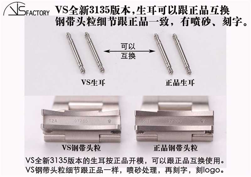 VS厂劳力士黑水鬼-VS厂黑水鬼真假对比测评-第6张图片