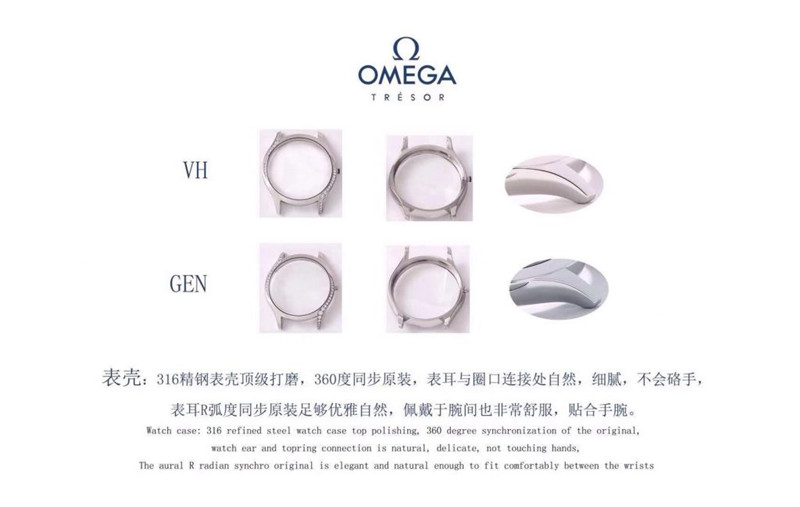 VH厂欧米茄蝶飞名典36mm最新版,对比测评会一眼假吗？-第1张图片