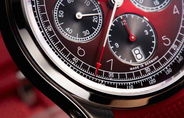 Union Glashutte宇联表贝利士系列计时竞速红,完美呈现！-第5张图片