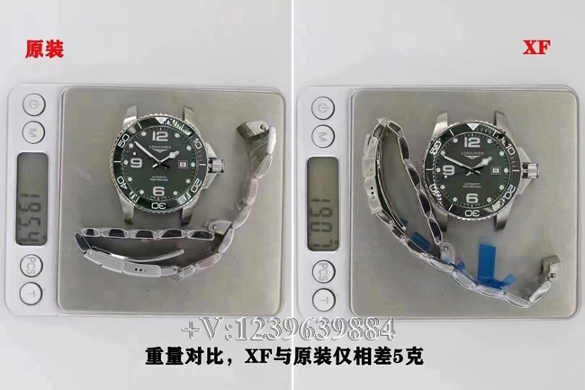 XF厂浪琴康卡斯真假对比测评（解密和正品差距在哪）-第3张图片
