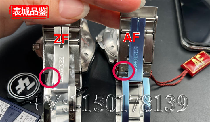 AF厂浪琴康卡斯和ZF厂哪个好？怎么区分？-第9张图片