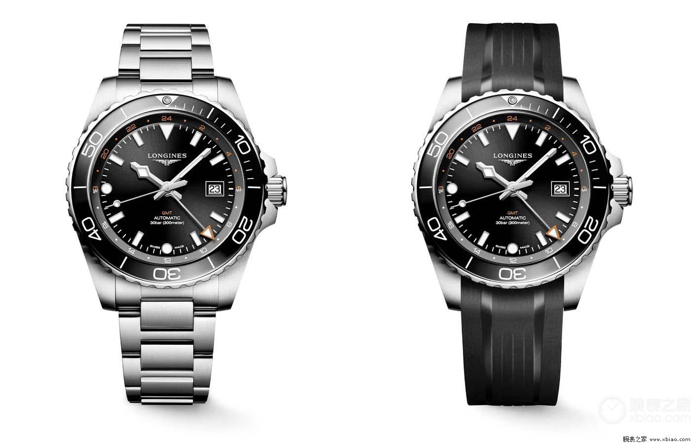 浪琴表全新43毫米康卡斯潜水系列GMT腕表，价格2600瑞郎-第5张图片