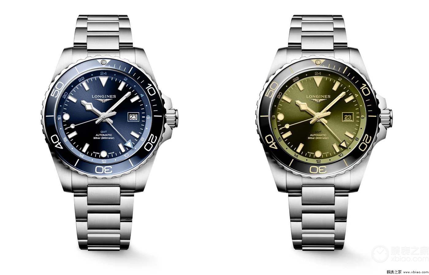 浪琴表全新43毫米康卡斯潜水系列GMT腕表，价格2600瑞郎-第4张图片
