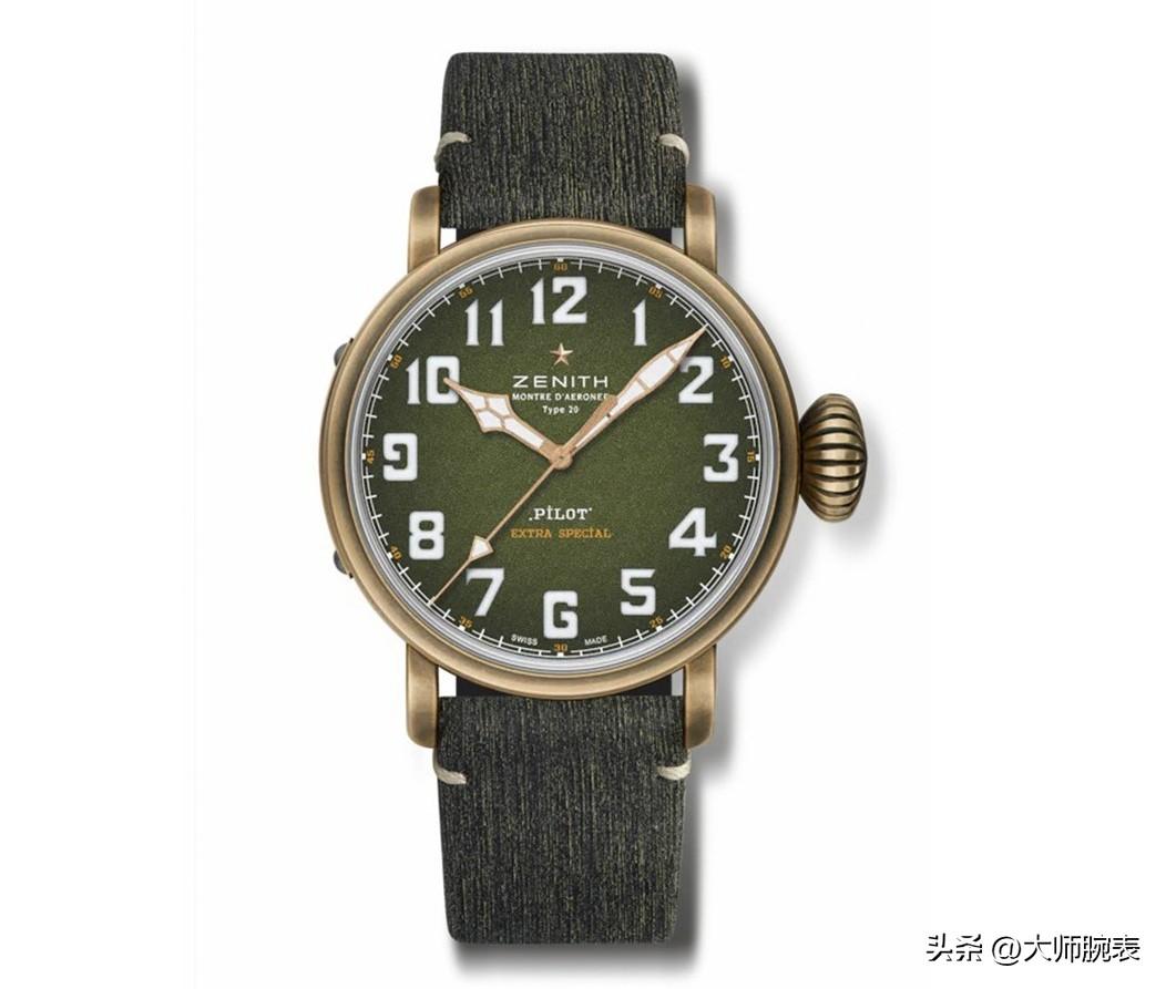 绿色表盘的手表有哪些品牌？-第10张图片