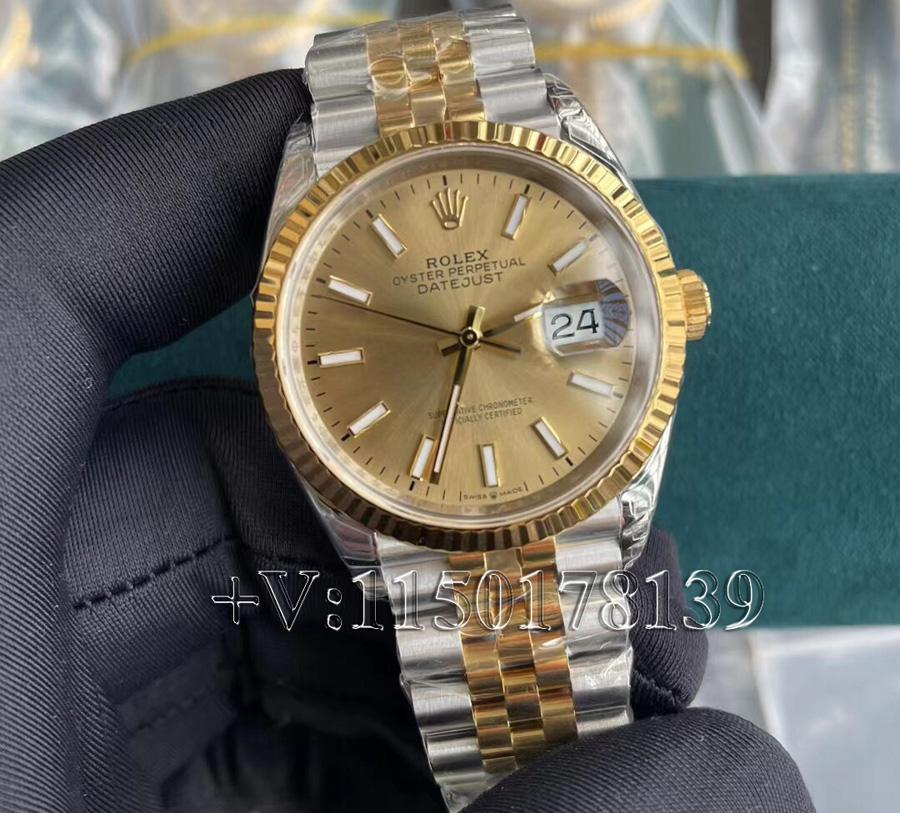 VS厂劳力士间金日志36毫米金盘机芯详细测评（辨别技巧以及入手攻略）-第4张图片