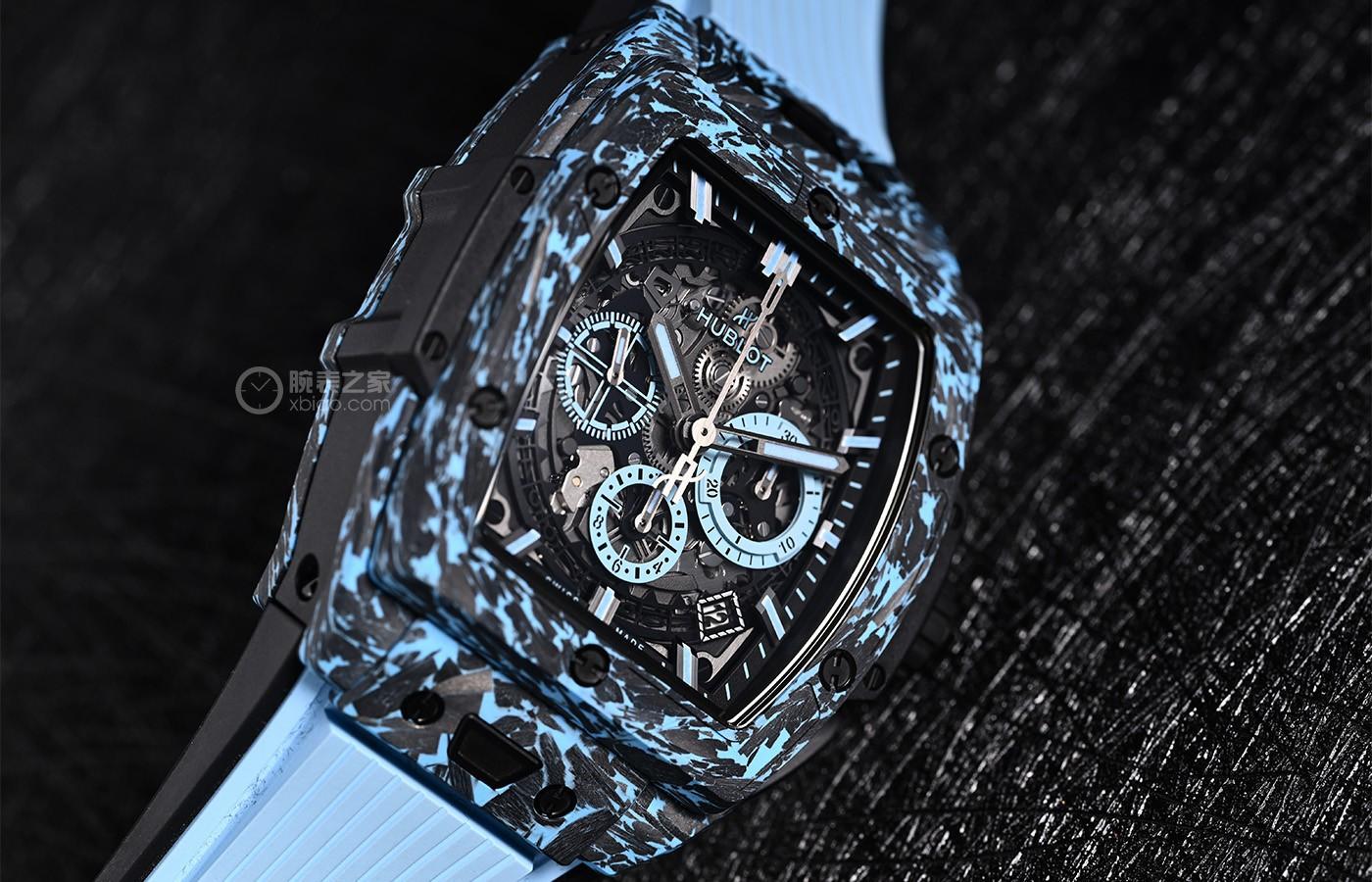 宇舶Big Bang灵魂蓝色碳纤维腕表限量典藏28枚，价格24万-第2张图片