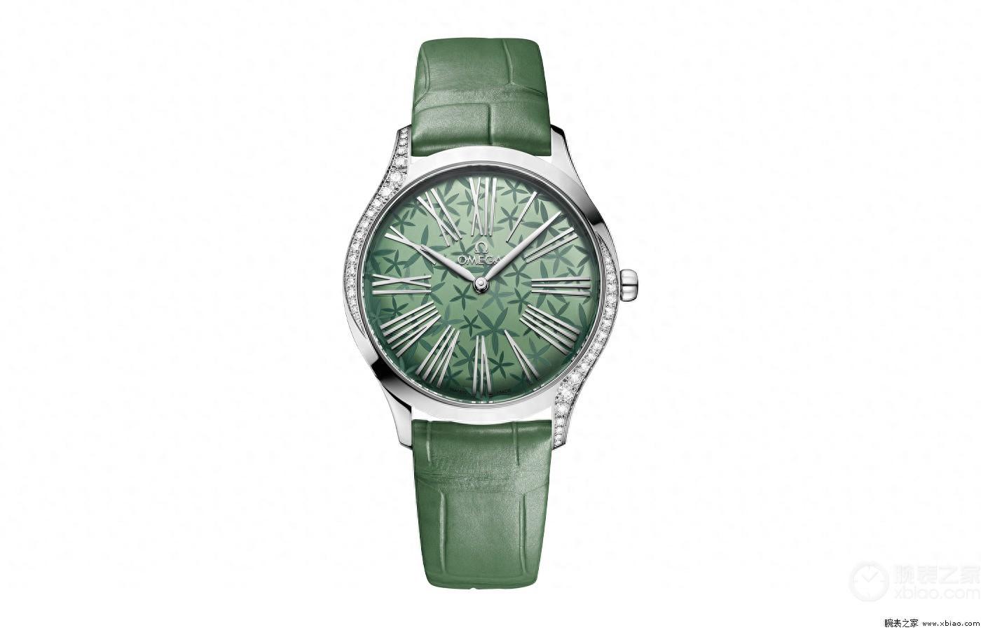 适合春夏佩戴的绿色表盘女士手表有哪些？-第1张图片
