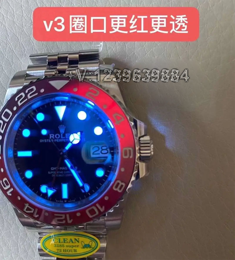 C厂劳力士可乐圈V2版本与V3版本区别在哪？怎么分辨？-第10张图片