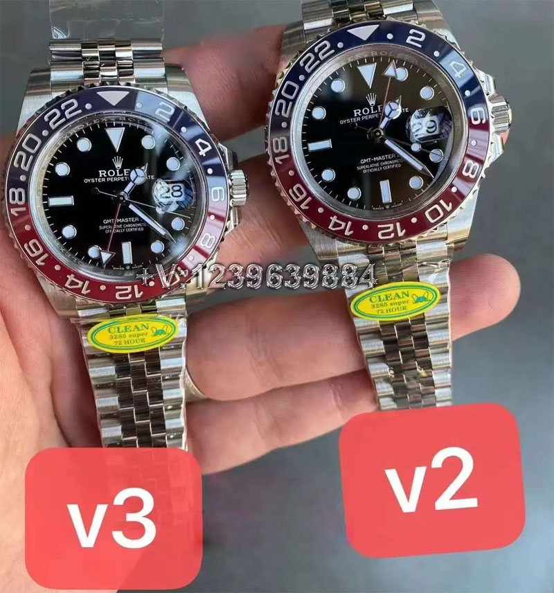 C厂劳力士可乐圈V2版本与V3版本区别在哪？怎么分辨？-第8张图片