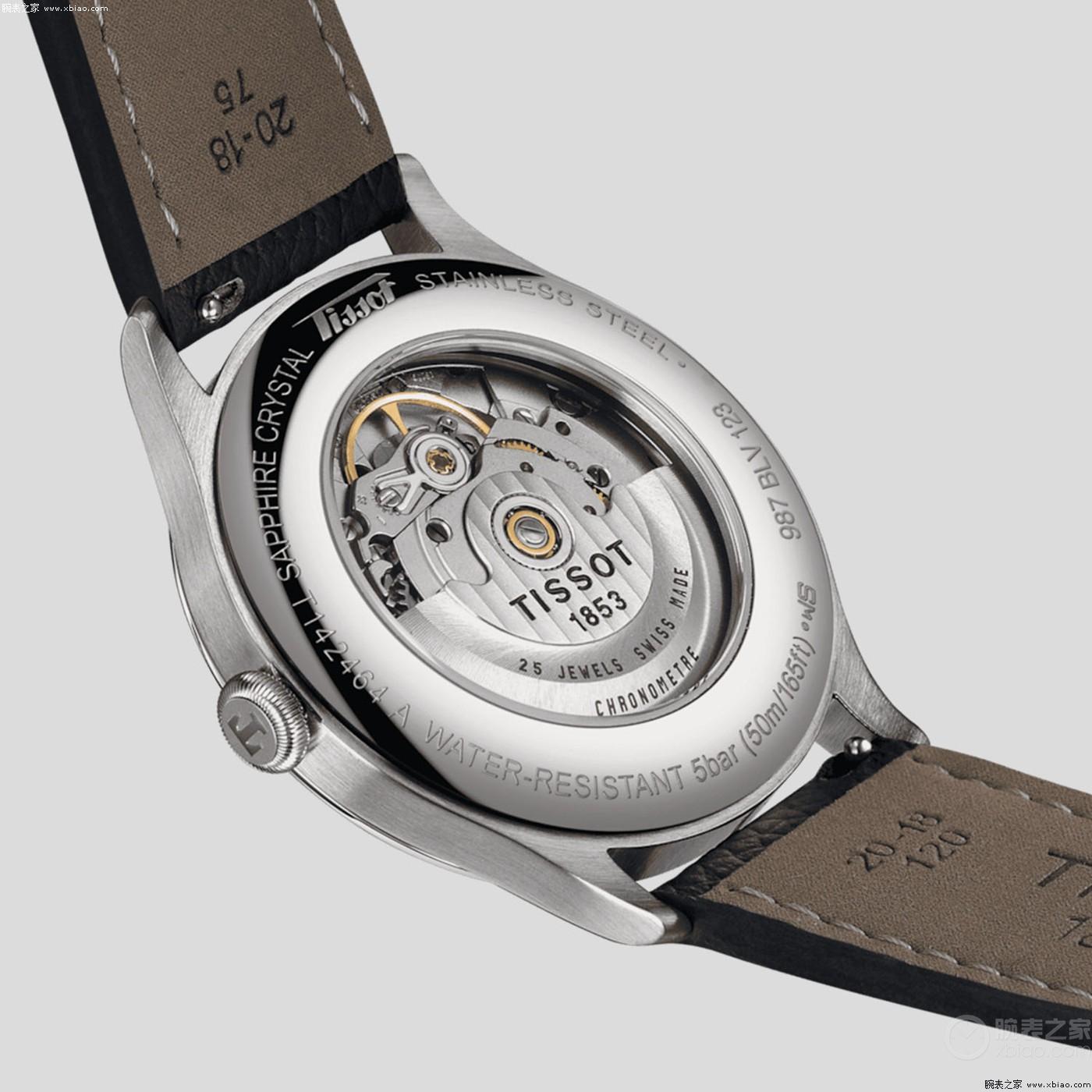 天梭表Heritage 1938 Chronometer白蓝款天文台表，公价7100-第3张图片
