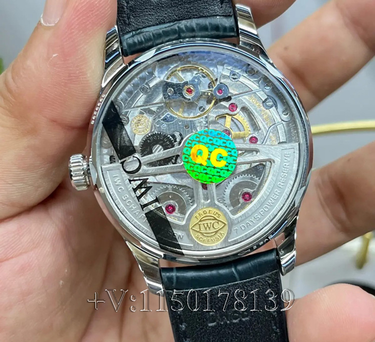 ZF厂万国葡萄牙七日链IW500107质量如何？对比正品破绽揭秘-第5张图片
