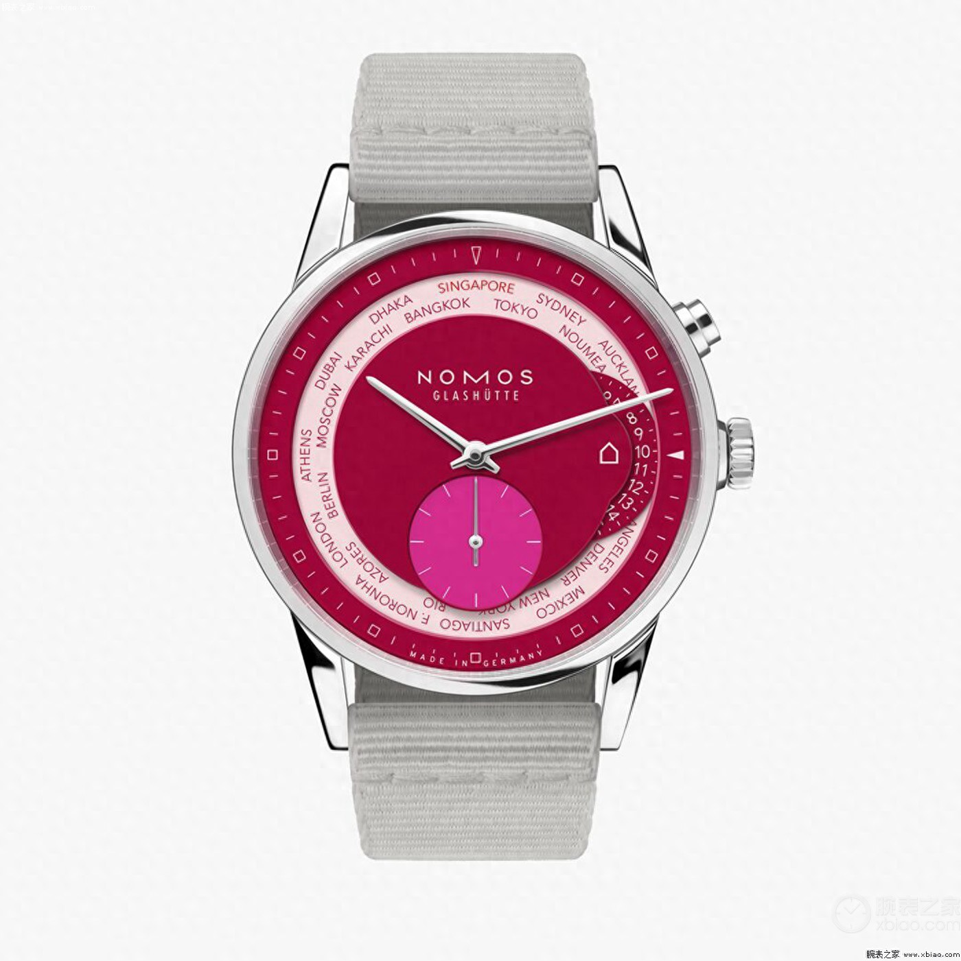 Nomos Zürich World Time Sambal腕表Revolution特别限量版，售价44600元-第1张图片