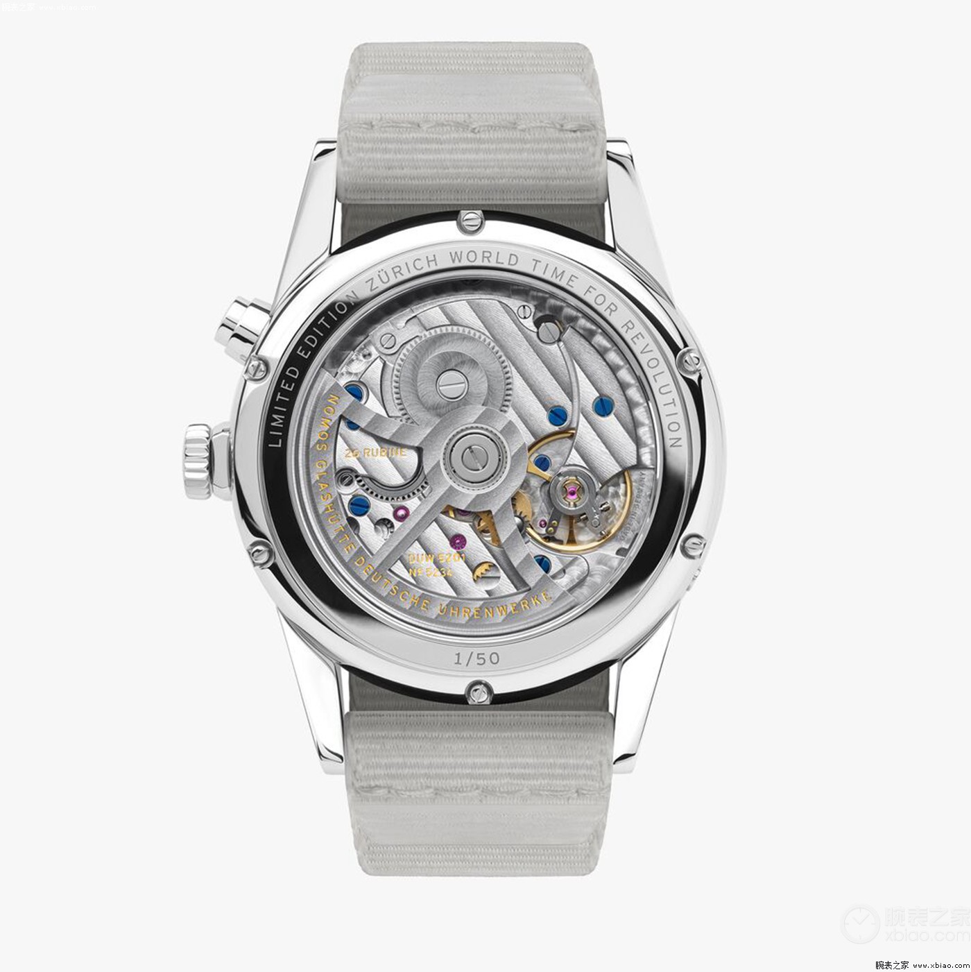 Nomos Zürich World Time Sambal腕表Revolution特别限量版，售价44600元-第4张图片