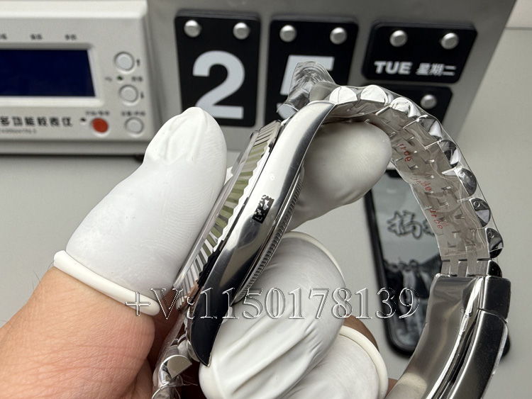 C厂劳力士日志灰钻41mm深度解析｜万元级质感千元价-第7张图片