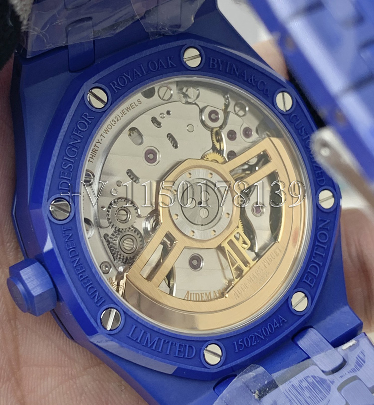 APS爱彼15500蓝陶瓷4302机芯快速辨别（买表前必须了解的几个关键点）-第5张图片