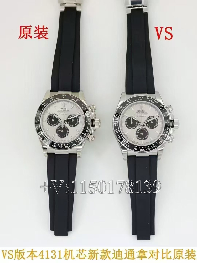 VS厂劳力士水泥灰胶迪126519LN真假对比（深度测评告诉你）-第1张图片