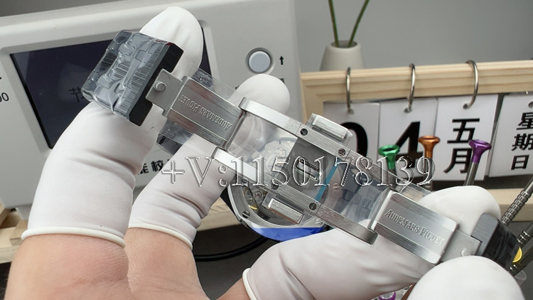 41mm硬核黑武士！APS爱彼26240陶瓷计时表上手全记录-第8张图片