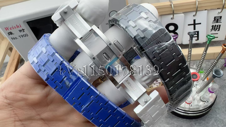 新款APS厂爱彼15500太阳花盘面详解：陶瓷壳优缺点全曝光-第9张图片