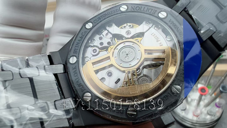 新款APS厂爱彼15500太阳花盘面详解：陶瓷壳优缺点全曝光-第8张图片