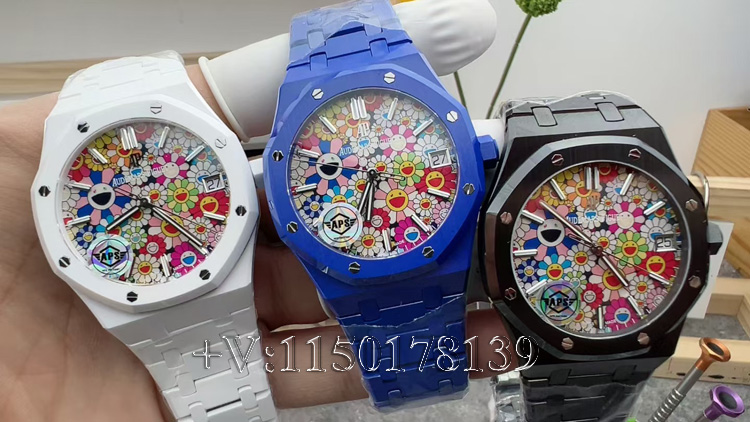 新款APS厂爱彼15500太阳花盘面详解：陶瓷壳优缺点全曝光-第1张图片