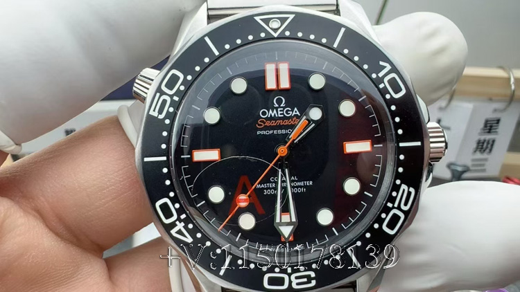 VS厂新品海马300无暇赴死橙针钢壳做工细节，深度测评-第2张图片