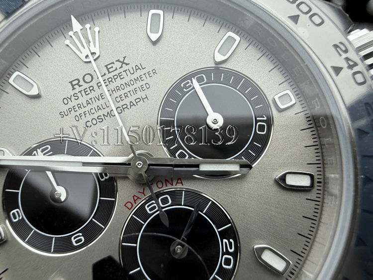 VS厂劳力士水泥灰钢迪vs正品白金，差距到底有多大？-第5张图片