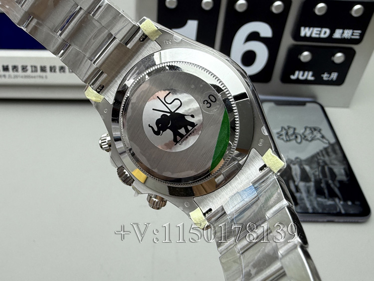 VS厂劳力士水泥灰钢迪vs正品白金，差距到底有多大？-第8张图片