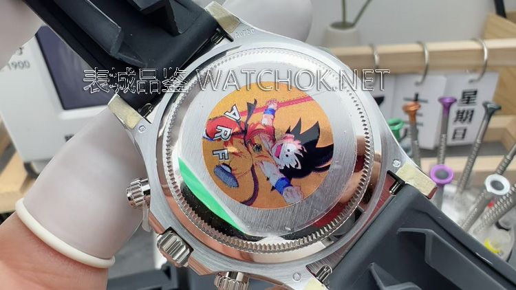 159.7克超级配重！ARF白金水泥灰胶迪4131机芯详细评测-第8张图片