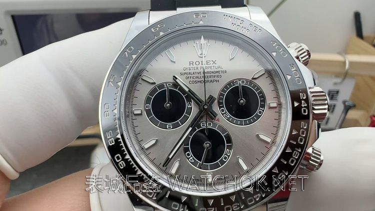 159.7克超级配重！ARF白金水泥灰胶迪4131机芯详细评测-第3张图片