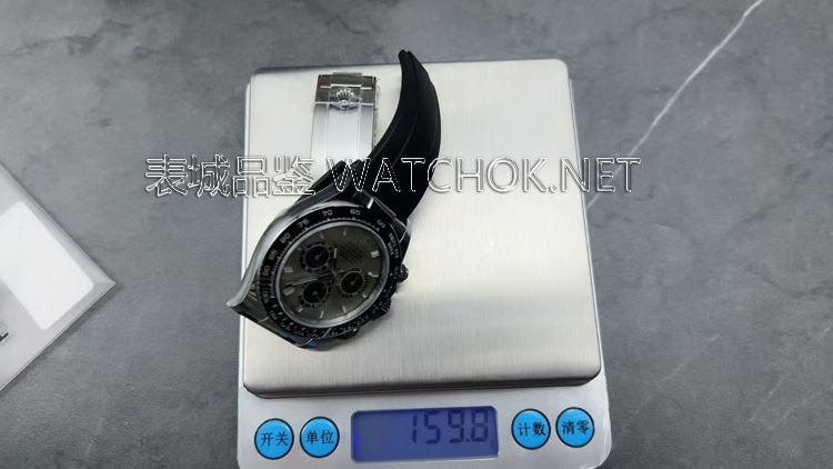 159.7克超级配重！ARF白金水泥灰胶迪4131机芯详细评测-第2张图片